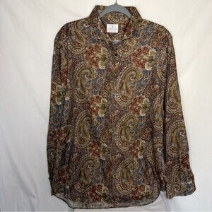 Emanuel Berg Paisley Modern Fit Shirt